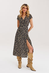 Willow Ash midi-jurk